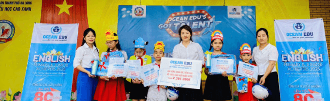 Vinh danh thí sinh xuất sắc Vòng 2 – English Primary & Junior Achievers 2025